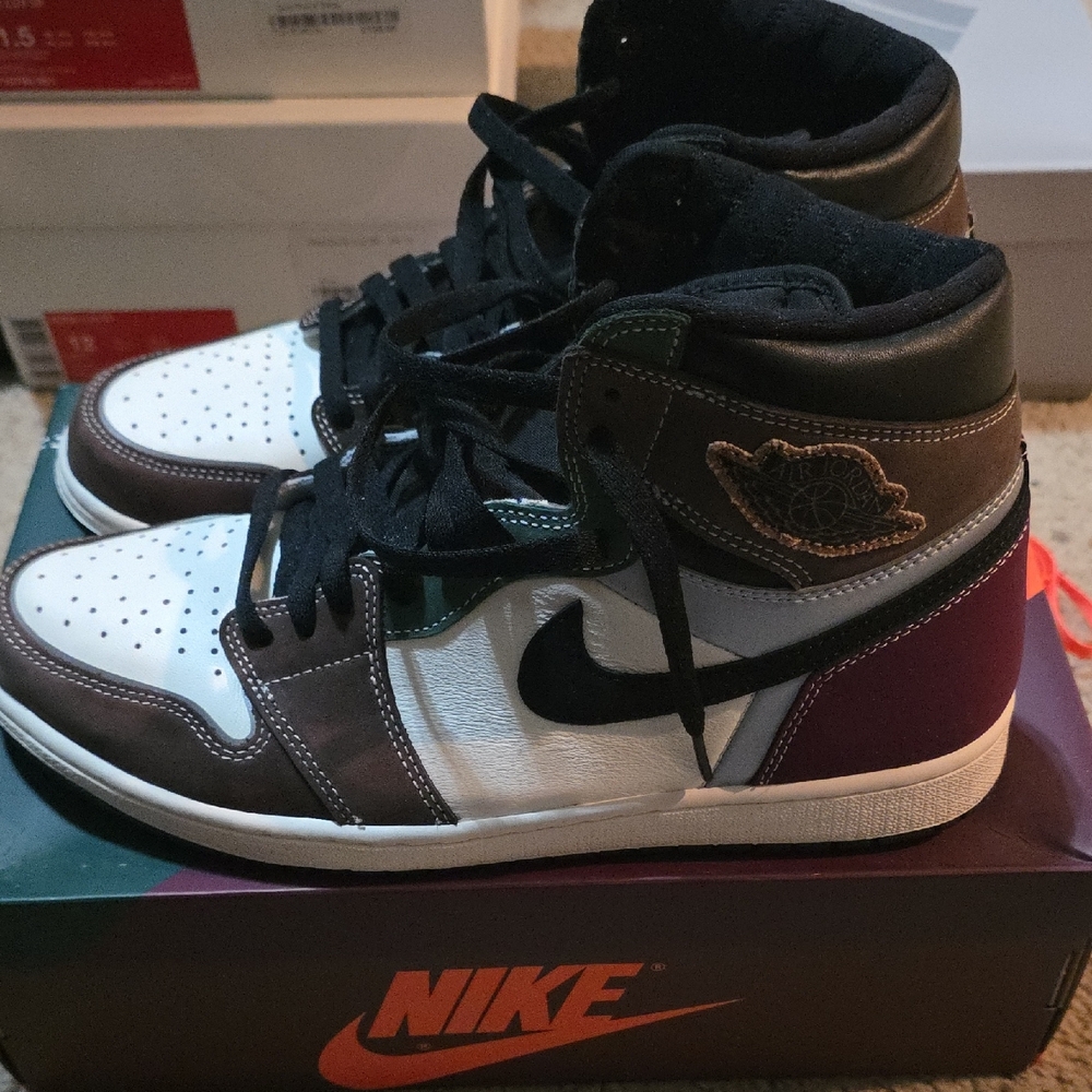 Nike Men's Multicolor High-Top Sneakers